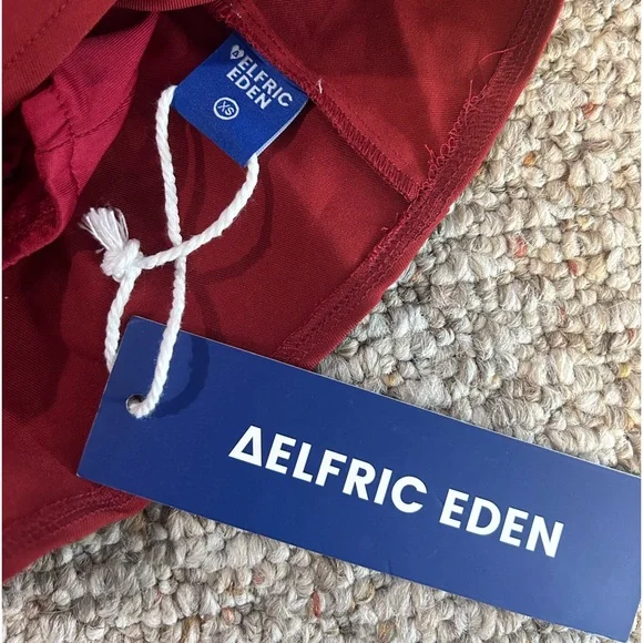 NWT SOLD OUT Aelfric Eden Cherry Red Tiered Skirt size xs - Picture 5 of 5